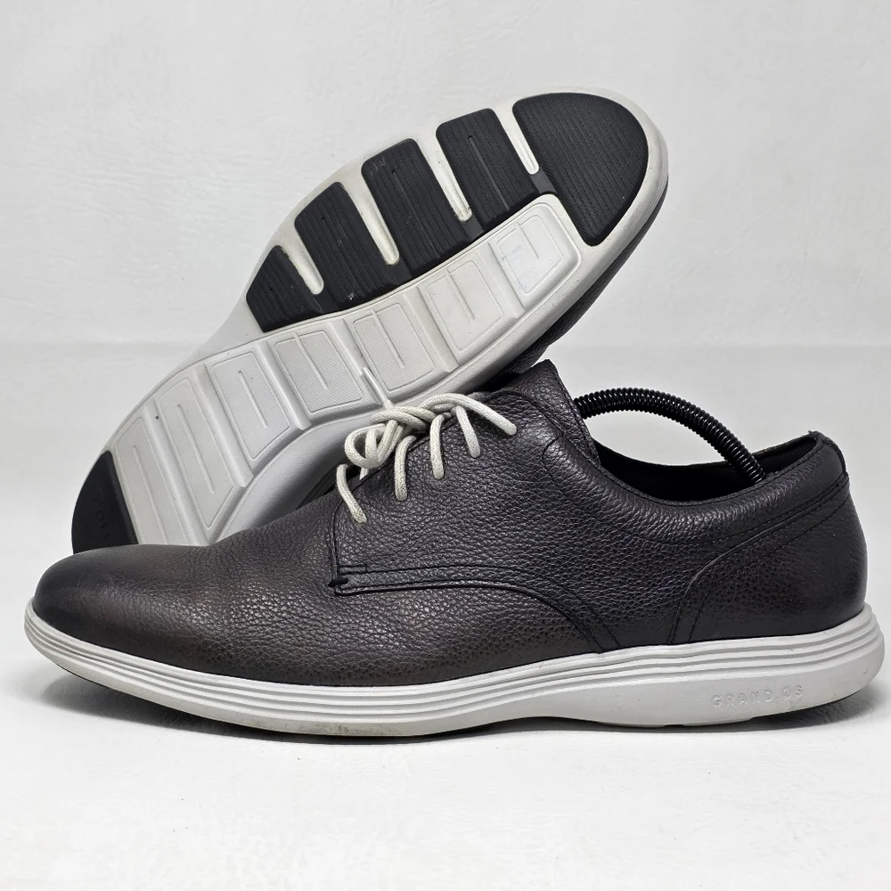 Cole Haan Grand Tour Oxford Java/Cobblestone Plain Toe Men’s Size 12 M Pre-owned